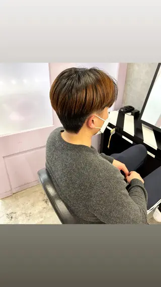 メンズ Hui.所属・縮毛矯正・髪質改善 特化 出納 直起のヘアスタイル