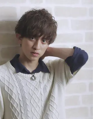 パーマ メンズ 韓国ヘア🇰🇷 YURIYAのヘアスタイル