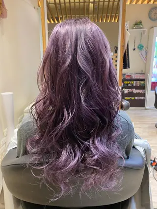 ロング カラー 関口 友行のヘアスタイル