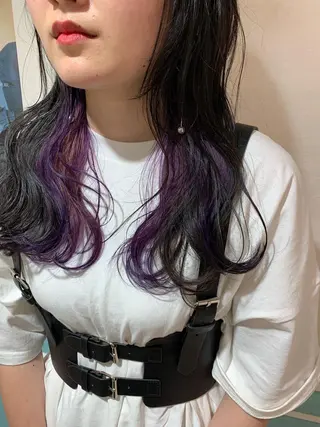 ロング カラー パーマ ヘアアレンジ レイヤー＆カラー 人気美容師倉崎涼のヘアスタイル