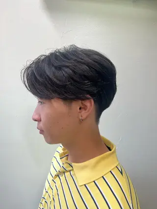 ショート パーマ メンズ 韓国風メンズ/毛流れ ヘアなら須田龍世のヘアスタイル