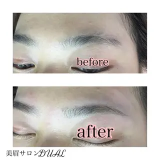 ショート ミディアム セミロング ロング カラー パーマ ヘアアレンジ ネイル マツエク・マツパ 眉毛サロン DUAL 恵比寿の眉毛・アイブロウイメージ