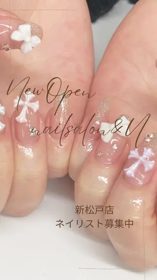 ネイル nailsalon&U新松戸店所属・&U新松戸 スカルプ パラジェルフィルインのネイルデザイン