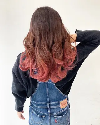 ロング カラー 【公式】amble luxe池袋東口🩷のヘアスタイル