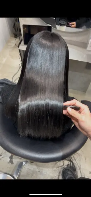 ロング カラー etora 渋谷所属・ワンホンヘア🇨🇳 髪質改善/itaruのヘアスタイル