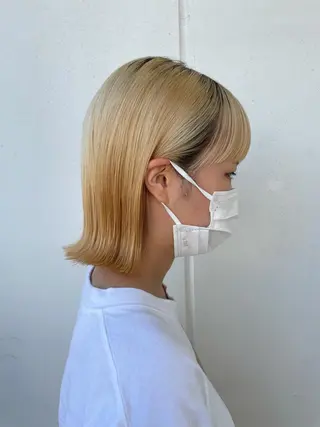 ショート パーソナルカラー 藤本夢のヘアスタイル
