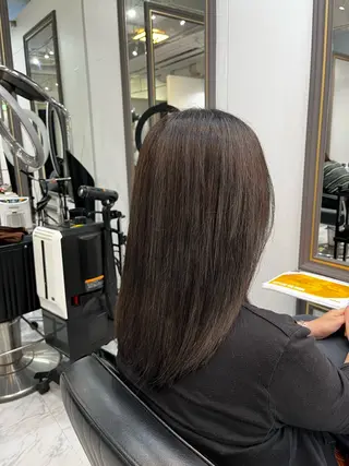 ミディアム カラー ⠀ 那月のヘアスタイル