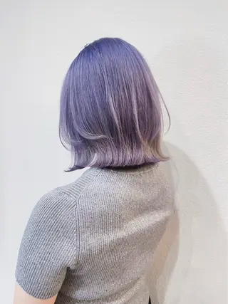 ミディアム カラー ハイトーン/ウルフ/ レイヤー/Asukaのヘアスタイル