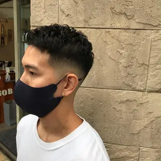 メンズ Back  bone barberのヘアスタイル