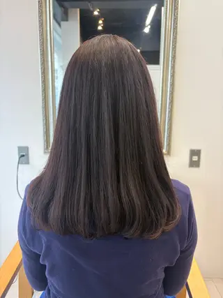 ロング カラー アベ ミスズのヘアスタイル