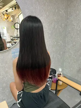 ロング カラー 池田 真衣のヘアスタイル