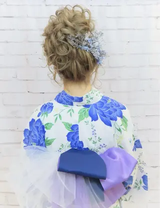 ロング ヘアアレンジ セットサロン      ラフテル所属・大阪/ヘアアレンジ /似合わせset💐のヘアスタイル