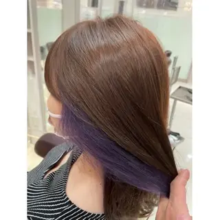 ミディアム カラー 『NIKA』大城 陽介(カラー得意✨)のヘアスタイル