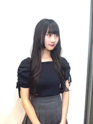 ロング 曲がる縮毛/カルマパ ーマ/池袋/横村大全のヘアスタイル