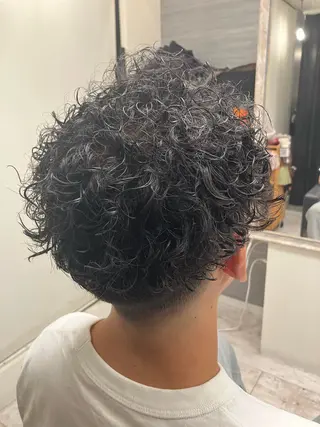 パーマ メンズ メンズ特化/パーマ/ フェードWATARUのヘアスタイル