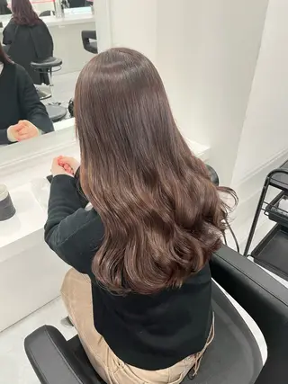 ロング カラー 透明感カラー🫧 レイヤーカットのヘアスタイル