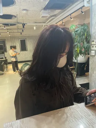 ミディアム カラー ALLEN hair 京橋店のヘアスタイル