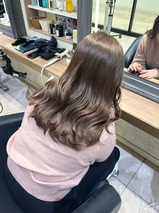 ロング カラー EIGHTyokosuka所属・ハイトーン 🦋🎶LENのヘアスタイル