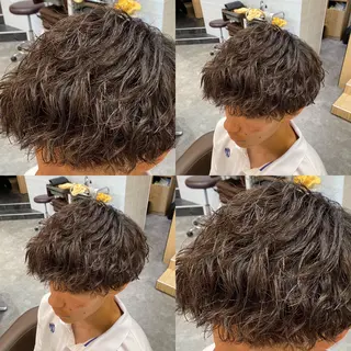 パーマ メンズ メンズ特化LIBER 石川玲央のヘアスタイル