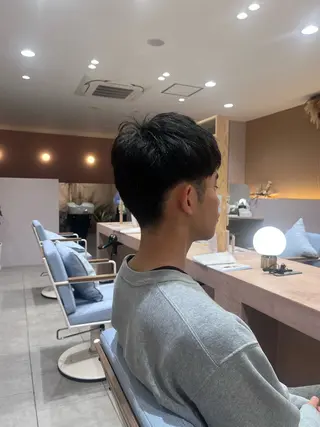 メンズ Rosierbleu 道正のヘアスタイル