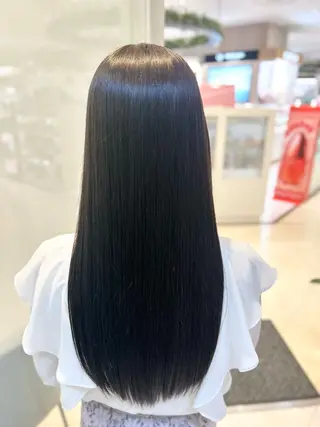 ロング カラー 髪質改善/縮毛矯正 ササキナツミのヘアスタイル