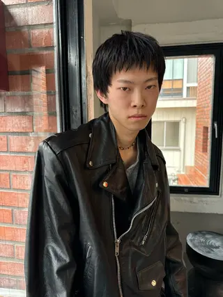 ショート メンズ特化/ センターパート/八谷のヘアスタイル