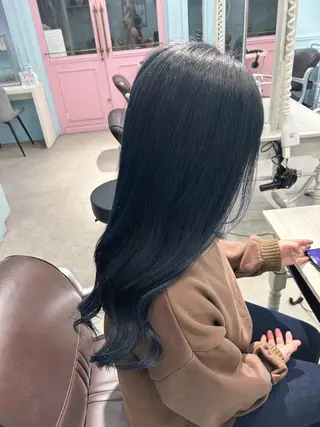 ロング カラー ヘアアレンジ 💕ブリーチ/ヘアメ 🎀YUUKAのヘアスタイル