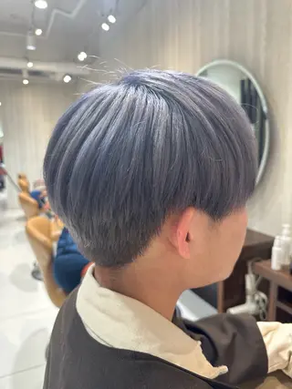 カラー メンズ ブリーチ/艶カラー カノ🌼のヘアスタイル