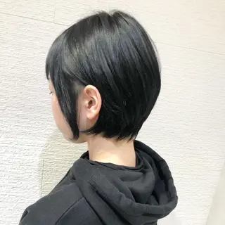 ショート ショート/ボブ/ 白髪ぼかし/しんやのヘアスタイル