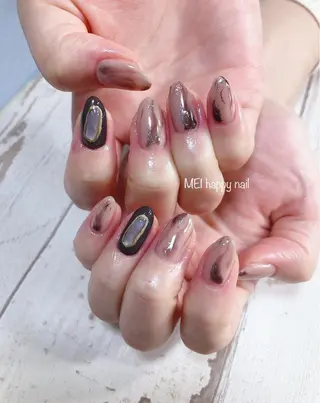 ネイル 北浦和 自爪育成ケアのネイルデザイン