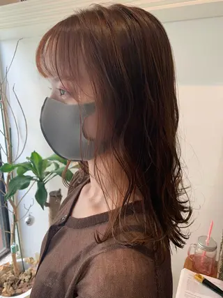 セミロング 大宮/山口 竣也のヘアスタイル