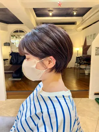 ショート カラー 本場の韓国ヘア 🇰🇷チ・ヨンジュのヘアスタイル