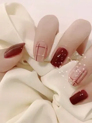 ネイル H3 Nail Tsuki🦋💙のネイルデザイン