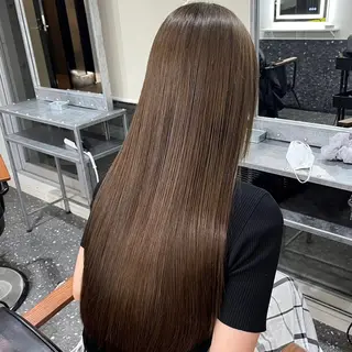 ロング 透明感カラー❄️要 半個室×マンツーマンのヘアスタイル