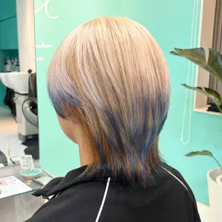 ミディアム カラー Natsuki🤍 透明感×艶カラー🫧のヘアスタイル