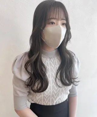 ロング カラー nakahara madokaのヘアスタイル