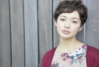 ショート カラー パーマ ミディアム OKAMOTO SUSUMUのヘアスタイル
