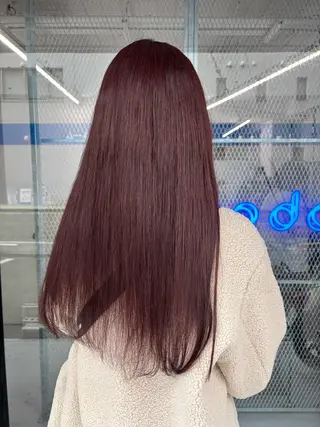 ロング カラー カネコ ノノカのヘアスタイル