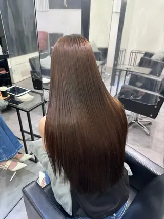 ロング AHNKISM所属・髪質改善/艶カラー HANAのヘアスタイル