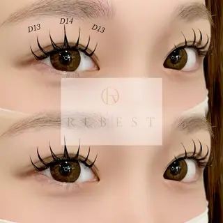 マツエク・マツパ Miyu🧤 REBEST心斎橋店のマツエク・マツパデザイン