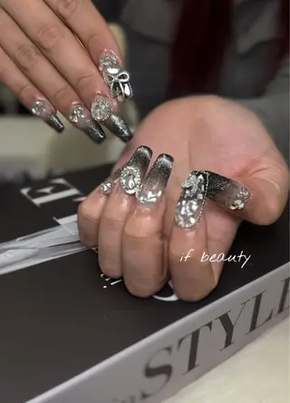 ネイル if Hair＆Nail Salon所属・IKA /海外ネイル /個性派/ワンホンのネイルデザイン