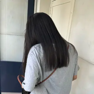 ロング カラー 清水愛果/似合わせ カット/透明感カラーのヘアスタイル