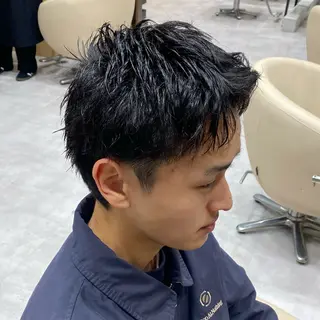 ショート メンズ UNIX所属・村上翼/ハンサム ショート/パーマのヘアスタイル