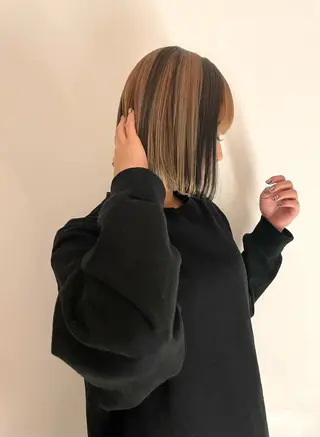 ショート カラー 熊崎 葵のヘアスタイル