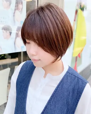 ショート カラー ✂️ショート満足度 No.1犬山直哉✂️のヘアスタイル