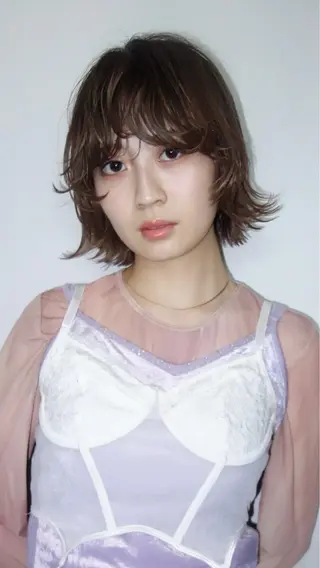 ショート 千田 紗羽のヘアスタイル