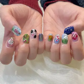 ネイル 新井 ひなののネイルデザイン