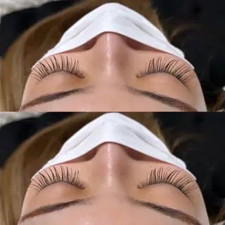 マツエク・マツパ 暖色カラー/ パリジェンヌ💟みくのヘアスタイル