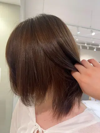 カラー 森 理音のヘアスタイル