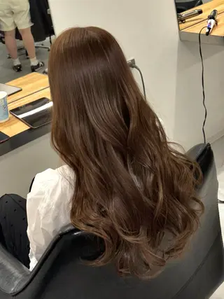 ロング カラー Helm所属・久次米 智人のヘアスタイル